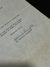 Load image into Gallery viewer, Feb 21 1949 Autograph of J. Melville Broughton Governor of North Carolina, EX