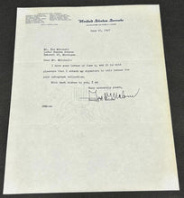 Load image into Gallery viewer, June 25th 1947, Autograph of George W. Malone Senator of Nevada, EX