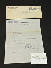 Load image into Gallery viewer, March 17 1947, Signed / Autograph of Warren G Magnuson Senator Washington