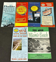 Load image into Gallery viewer, 1962 lot of 6 Maps, Travel, Motel Guides, EX