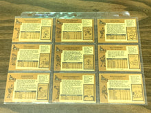 Load image into Gallery viewer, Sheet of 9, 1975-76 O-Pee-Chee Hockey Cards #101-111, VG+