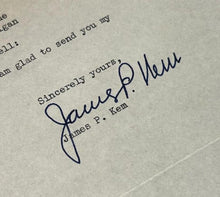 Load image into Gallery viewer, April 16th 1947, SIGNED letter by James P. Kem Senator of Missouri, EX