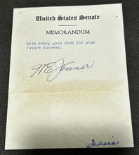 Load image into Gallery viewer, Cutout SIGNED by William Ezra Jenner Senator of Indiana, EX