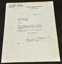 Load image into Gallery viewer, August 4th 1947, SIGNED letter by Spessard L. Holland Senator of Florida, EX