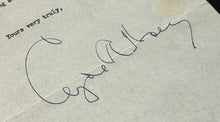 Load image into Gallery viewer, April 16th 1947, SIGNED letter by Clyde R.Hoey Senator of North Carolina, EX