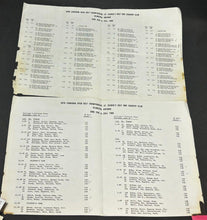 Load image into Gallery viewer, 1968 Canadian Open for the Seagram Gold Cup at St. George Pairing Sheet X2, EX