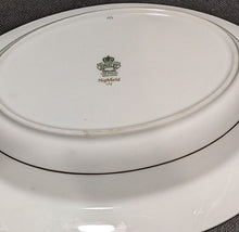 Load image into Gallery viewer, AYNSLEY Fine Bone China Oval Vegetable Bowl - Highfield Pattern