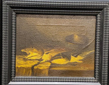 Load image into Gallery viewer, Framed Artwork on Canvas -- Fish on Table by "Van Dyk"