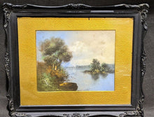 Load image into Gallery viewer, Framed Pastel by CHANDLER -- Sailboats In The Bay