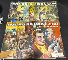 Load image into Gallery viewer, 1970 Rod & Gun in Canada lot of 9 magazines