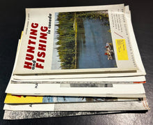 Load image into Gallery viewer, 1963 Hunting and Fishing in Canada lot of 9 magazines