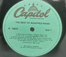 Load image into Gallery viewer, The Best Of Manfred Mann by Manfred Mann (1980, 12" Vinyl Record) Excellent