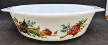 Load image into Gallery viewer, Round Milk Glass Casserole Dish - Made in England - 509