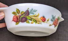 Load image into Gallery viewer, Round Milk Glass Casserole Dish - Made in England - 509