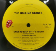 Load image into Gallery viewer, Undercover Of The Night by The Rolling Stones (1983, 12" Vinyl Record) Excellent