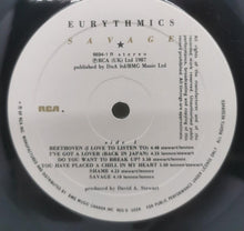 Load image into Gallery viewer, Savage by Eurythmics (1988, 12" Vinyl Record) Excellent