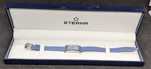 Load image into Gallery viewer, Womens Eterna Sahida Wristwatch Periwinkle Blue Face & Strap