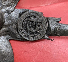 Load image into Gallery viewer, Bone China & Bronzed Metal Ornamental Red Rose by Royal Worcester