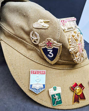 Load image into Gallery viewer, Vintage Russian Military Hat w/Badges