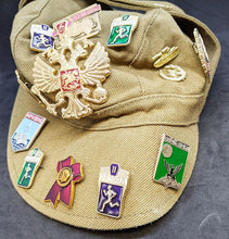 Load image into Gallery viewer, Vintage Russian Military Hat w/Badges