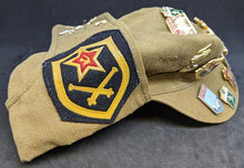 Load image into Gallery viewer, Vintage Russian Military Hat w/Badges