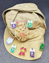 Load image into Gallery viewer, Vintage Russian Military Hat w/Badges