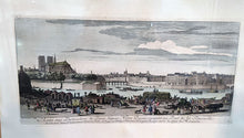 Load image into Gallery viewer, View of Paris from Notre Dame - Musee De Louvre Chalcography Engraving
