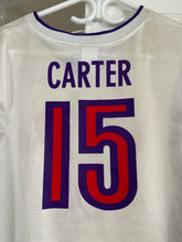 Load image into Gallery viewer, Raptors Reebok Basket Ball Jersey…Carter #15,,,Sz.L.