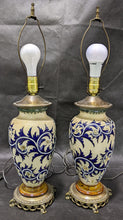 Load image into Gallery viewer, Matched Pair of Stunning DOULTON LAMBETH - George Tintern - Table Lamps