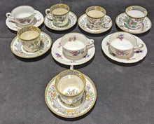 Load image into Gallery viewer, Mixed Lot of 8 Demitasse Cups & Saucers - As Found