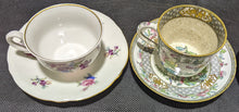 Load image into Gallery viewer, Mixed Lot of 8 Demitasse Cups & Saucers - As Found