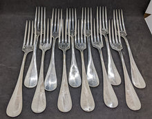Load image into Gallery viewer, RARE - CHRISTOFLE - Silver Plated Flatware Service for 12 - LOUIS XVI
