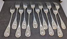 Load image into Gallery viewer, RARE - CHRISTOFLE - Silver Plated Flatware Service for 12 - LOUIS XVI