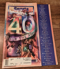 Load image into Gallery viewer, Vintage Cycling Medal On Ribbon & Sports Illustrated 40th Anniversary Issue