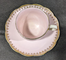 Load image into Gallery viewer, Birks Ellis Ryrie Toronto Demitasse Cup & Saucer - Pink & Gold