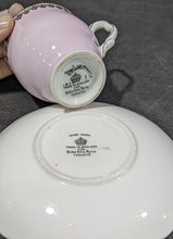 Load image into Gallery viewer, Birks Ellis Ryrie Toronto Demitasse Cup & Saucer - Pink & Gold