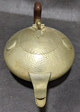 Load image into Gallery viewer, Real English Pewter Tea Pot, Cream & Sugar Set - Hammered Detail