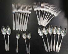 Load image into Gallery viewer, Vintage Community Adam Pattern 26 pc Silver Plate Flatware Lot