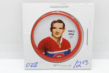 Load image into Gallery viewer, 1962-63 Shirriff Marcel Bonin NHL Hockey Coin