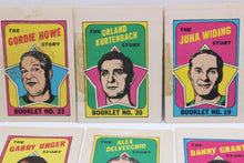 Load image into Gallery viewer, 1971-72 O-Pee-Chee NHL Hockey Booklet Lot - Gordie Howe, Dryden, Orr, Keon