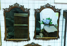 Load image into Gallery viewer, Beautifully Carved / Sculpted Mahogany Rim Mirror