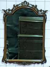 Load image into Gallery viewer, Beautifully Carved / Sculpted Mahogany Rim Mirror