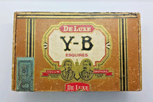 Load image into Gallery viewer, Vintage Y-B YOCUM BROTHERS ESQUIRES Quality Cigars DE LUXE Cigar Box
