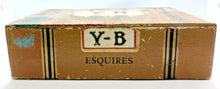 Load image into Gallery viewer, Vintage Y-B YOCUM BROTHERS ESQUIRES Quality Cigars DE LUXE Cigar Box
