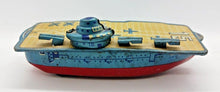 Load image into Gallery viewer, Vintage Tin Friction Antietam Aircraft Carrier (Japan)
