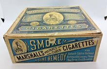 Load image into Gallery viewer, 1900&#39;s Marshall&#39;s Prepared Cubeb Medical Cigarettes Box
