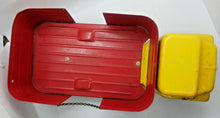 Load image into Gallery viewer, 1951-53 Structo Barrel Toy Truck Yellow &amp; Red
