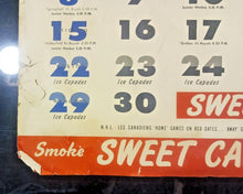 Load image into Gallery viewer, 1952-53 Montreal Canadiens World&#39;s Champions Sweet Caporal Hockey Calendar
