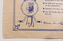 Load image into Gallery viewer, 1945-46 Quaker Oats Maple Leaf Bantam Hockey Membership Certificate
