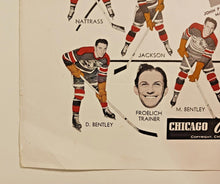 Load image into Gallery viewer, 1946-47 Nestor Johnson Skate Chicago Black Hawks Hockey Team Photo

